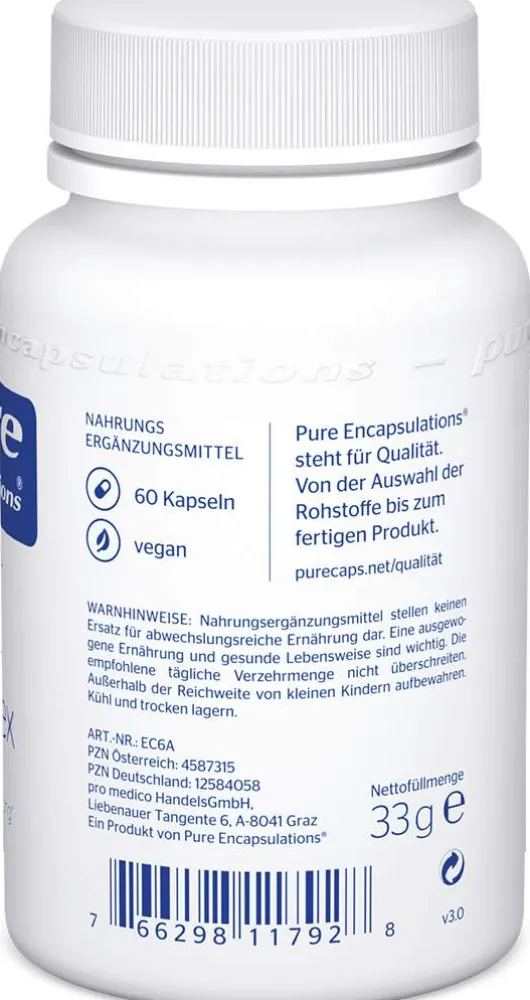 Pure Encapsulations Eisen Complex 60 Kapseln