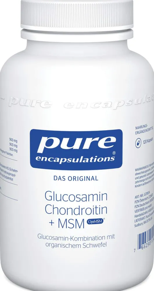 Pure Encapsulations Glucosamin + Chondroitin + Msm 120 Kapseln
