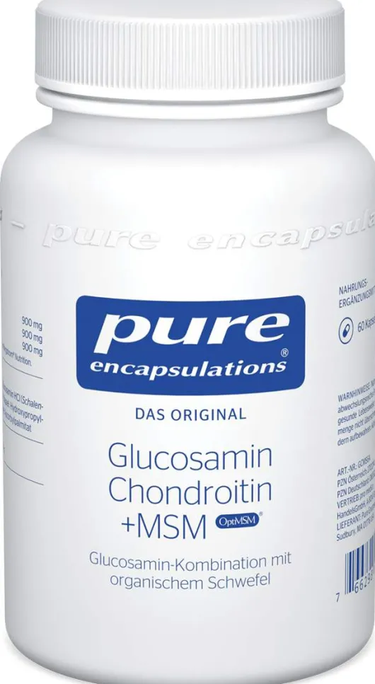 Pure Encapsulations Glucosamin+chondroitin+msm 60 Kapseln