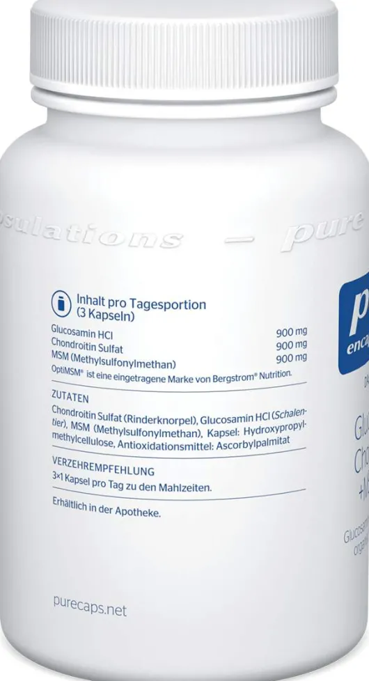 Pure Encapsulations Glucosamin+chondroitin+msm 60 Kapseln