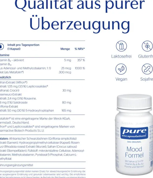 Pure Encapsulations Mood Formel 30 Kapseln