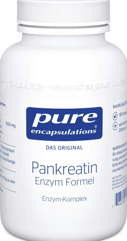 Pure Encapsulations Pankreatin Enzym Formel 180 Kapseln