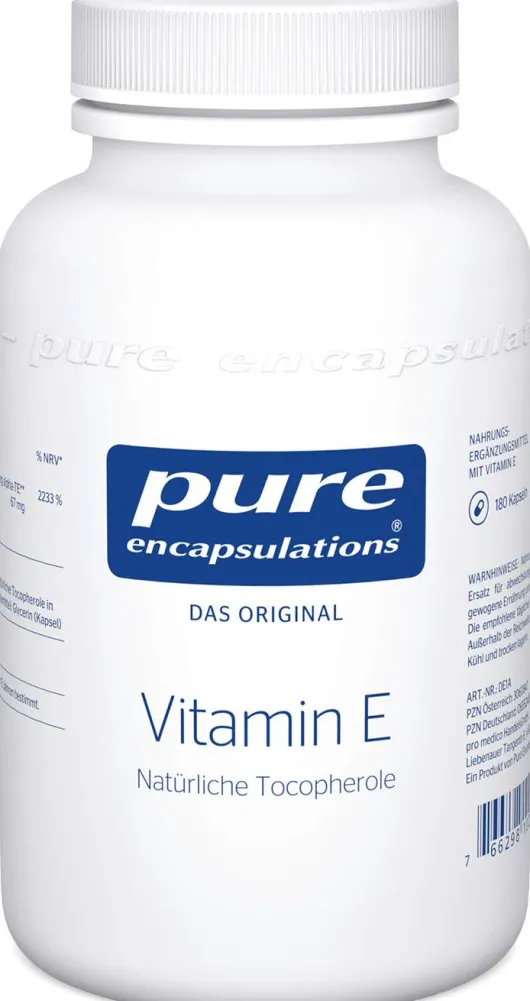 Pure Encapsulations Vitamin E 180 Kapseln