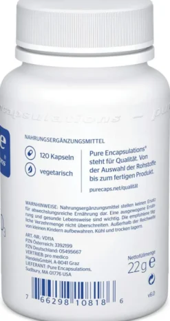 Pure Encapsulations Vitamin D3 1000 I.E. 120 Kapseln