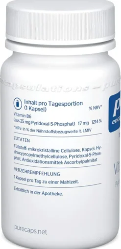 Pure Encapsulations Vitamin B6 P5p 90 Kapseln