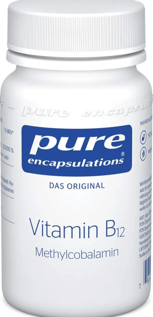 Pure Encapsulations Vitamin B12 Methylcobolamin 90 Kapseln