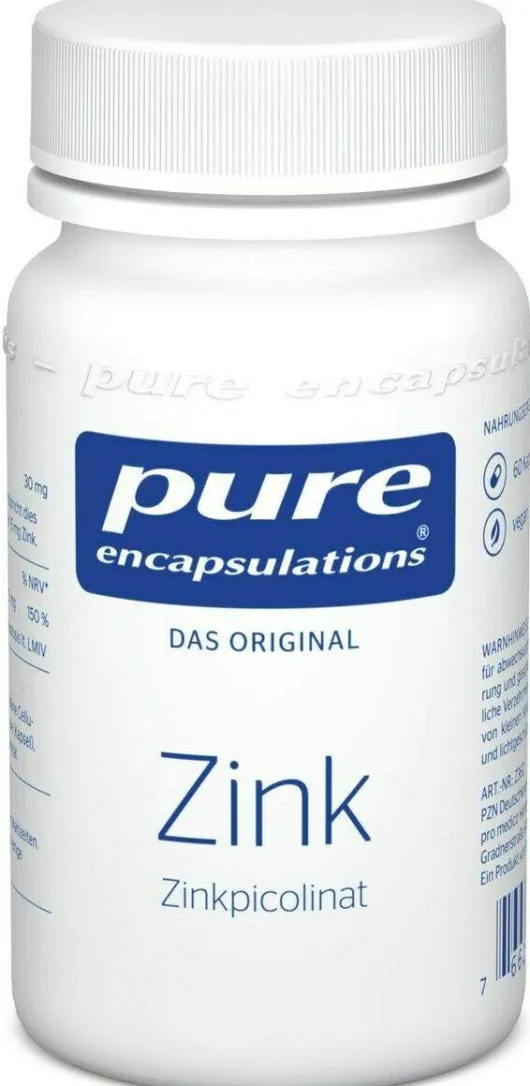 Pure Encapsulations Zink Zinkpicolinat 60 Kapseln