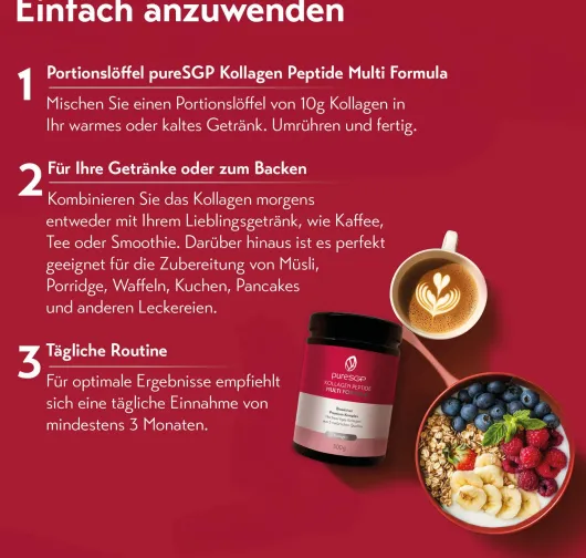 PureSGP Kollagen Peptide Multi Formula 300 g