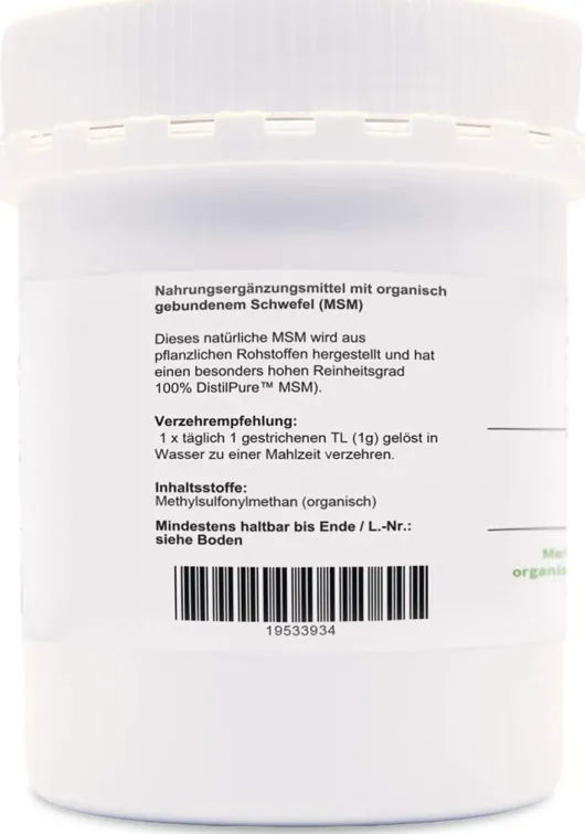 QuickPep MSM 1.000 250 g Pulver zum Einnehmen