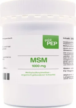 QuickPep MSM 1.000 250 g Pulver zum Einnehmen