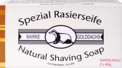 Rasierseife Sandelholz 2er Pack Golddachs 2x60g