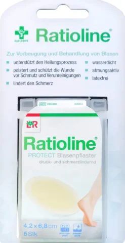 Ratioline Protect 5 Blasenpflaster 4,2 X 6,8 cm