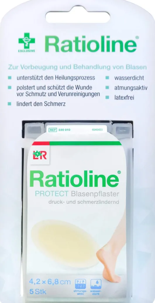 Ratioline Protect 5 Blasenpflaster 4,2 X 6,8 cm
