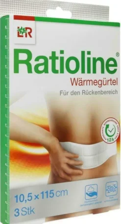Ratioline Wärmegürtel Rückenbereich 3 Pflaster