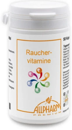 Raucher Vitamine 50 Kapseln