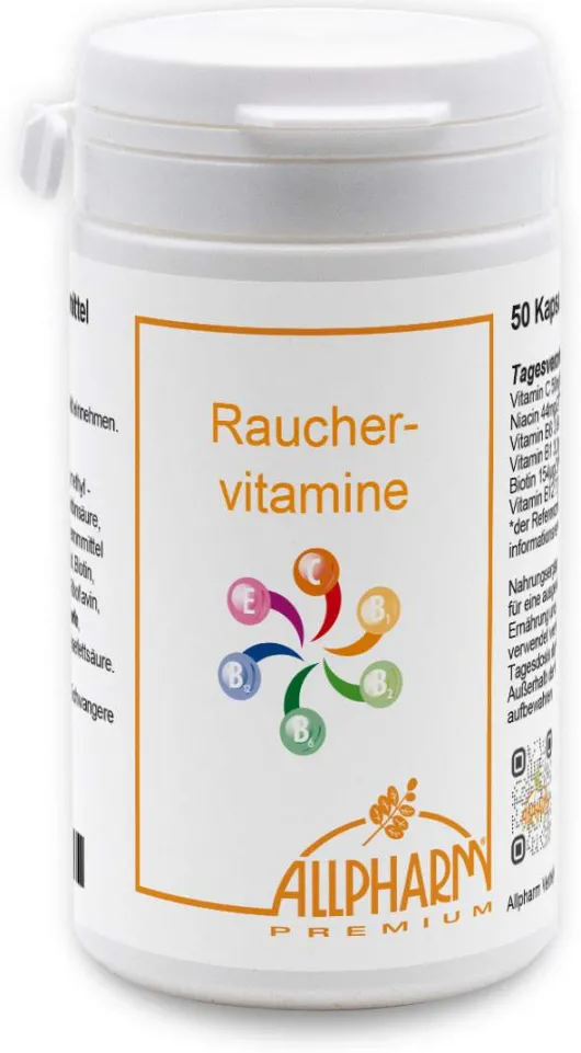 Raucher Vitamine 50 Kapseln