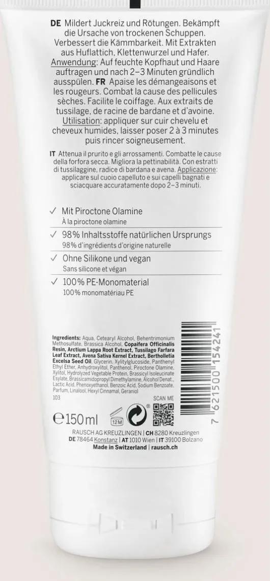 Rausch Anti-Schuppen-Conditioner Mit Huflattich 150 ml
