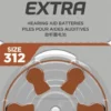 Rayovac Hörgerätebatterien 312 braun