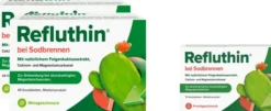 Refluthin Kautabletten Minzgeschmack 2 x 48 Stück + gratis Refluthin Kautabletten Fruchtgeschmack 16 Stück
