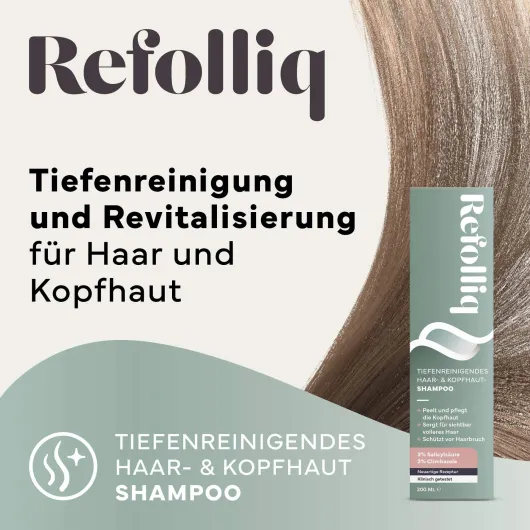 Refolliq Tiefenreinigendes Haar- & Kopfhaut Shampoo 200 ml