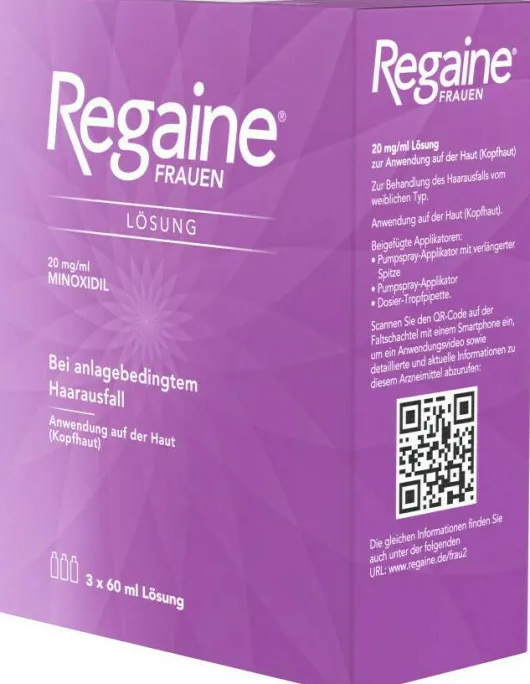 Regaine Frauen Lösung 3 x 60 ml