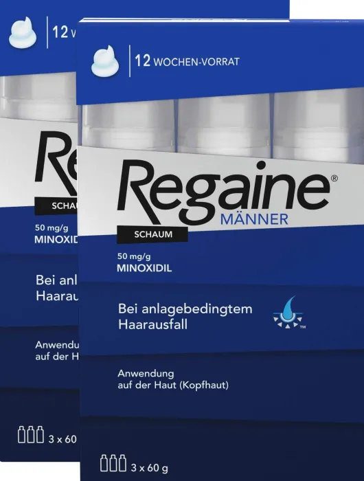 Regaine Männer Schaum 5% 6 x 60 ml