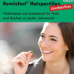 Remlofect Halspastillen Zuckerfrei Eukalyptusfrisch 50 g Pastillen
