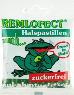 Remlofect Halspastillen Zuckerfrei Eukalyptusfrisch 50 g Pastillen