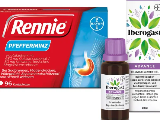Rennie 96 Kautabletten + Iberogast Advance 20 ml