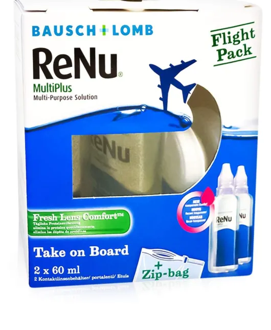 Renu Multiplus Flight Pack 2 X 60 ml Flasche