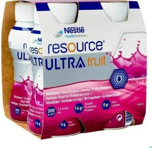 Resource Ultra Fruit Waldbeere 4 X 200 ml Trinknahrung
