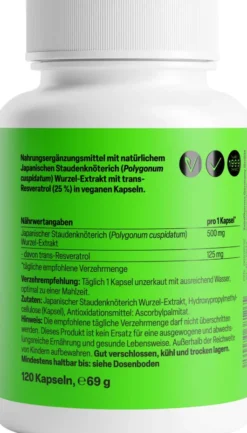 Resveratrol 120 Kapseln
