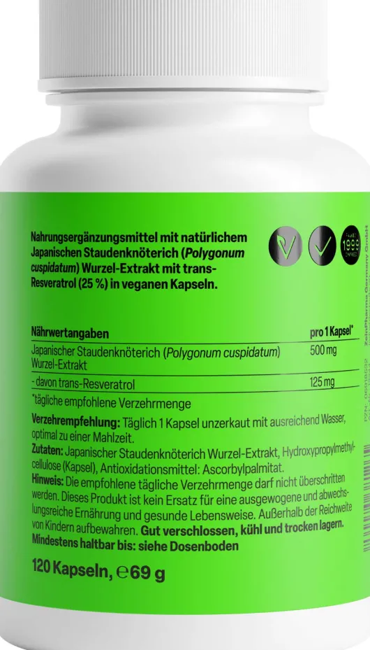 Resveratrol 120 Kapseln