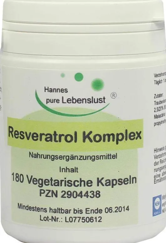 Resveratrol Komplex Vegi 180 Kapseln
