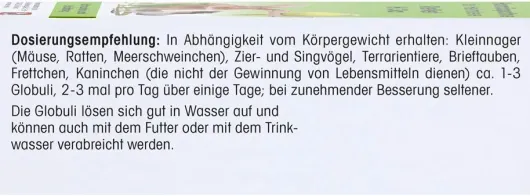 Revet H 3c Globuli F.Heimtiere 10g