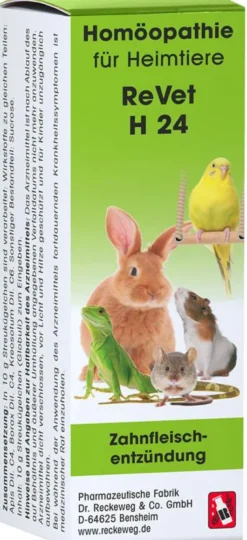 Revet H 24 Globuli F.Heimtiere 10g