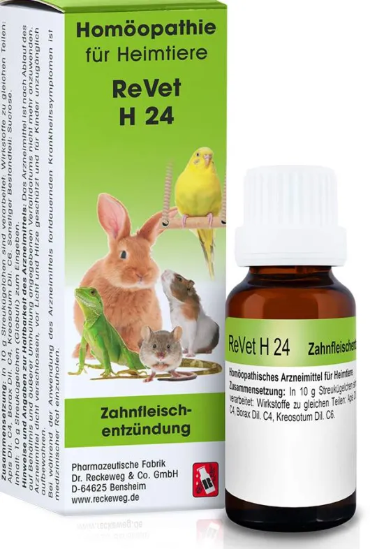 Revet H 24 Globuli F.Heimtiere 10g