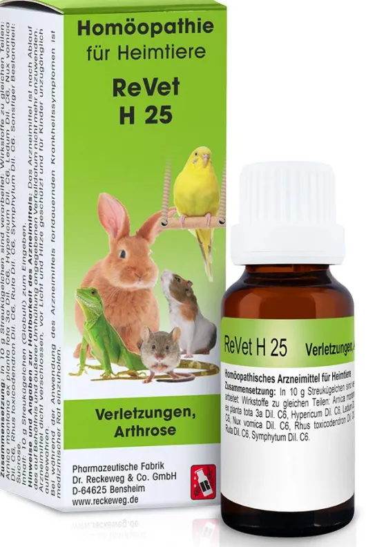 Revet H 25 Globuli F.Heimtiere 10g