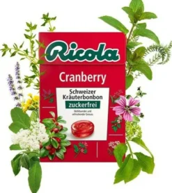 Ricola Box Cranberry zuckerfrei 50 g