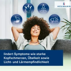Rizatriptan Heumann bei Migräne 5 mg 2 Tabletten