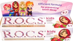 Rocs Kinder Himbeere + Erdbeere Zahnpasta