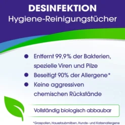 Sagrotan Hygiene-Reinigungstücher 60 Tücher