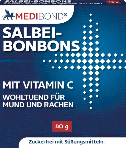 Salbei Bonbons zuckerfrei Medibond 40 g