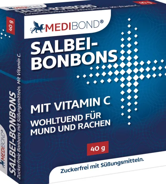 Salbei Bonbons zuckerfrei Medibond 40 g
