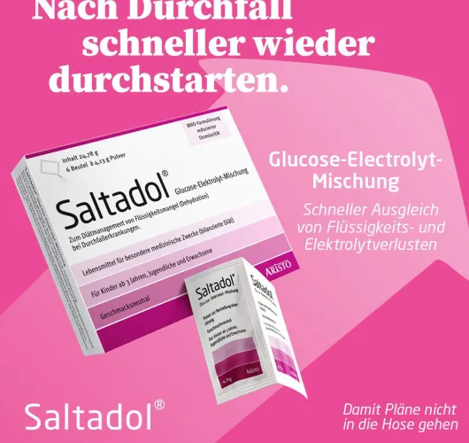 Saltadol Elektrolyt Pulver 6 Beutel