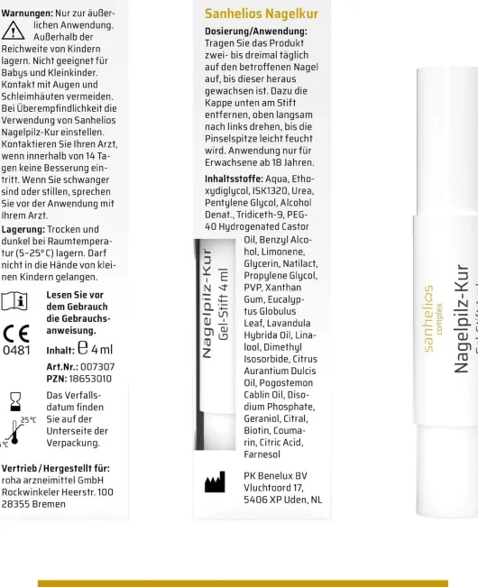 Sanhelios Nagelpilz-Kur Gel-Stift 4 ml