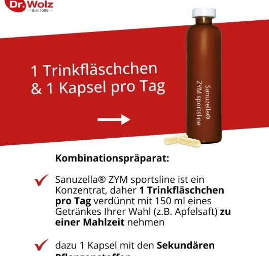 Sanuzella Zym Sportsline 14 Tage Kombipackung