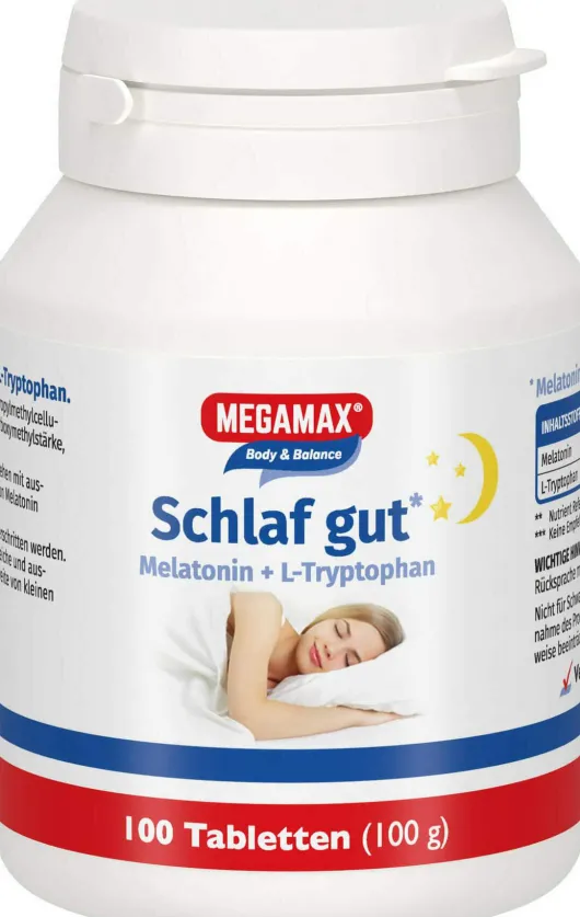 Schlaf Gut Melatonin+l-Tryptophan Tabletten