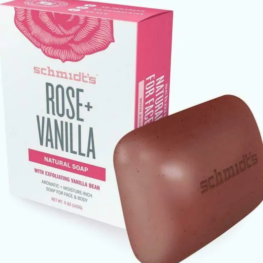 Schmidts Rose + Vanilla Seife 142g