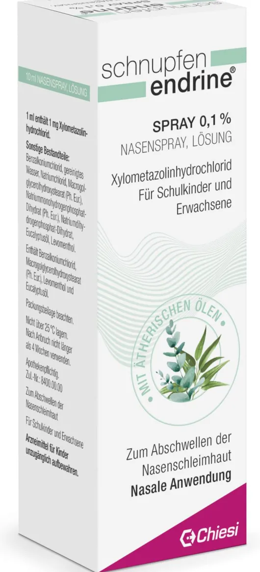 Schnupfen Endrine 0,1% Nasenspray 10 ml